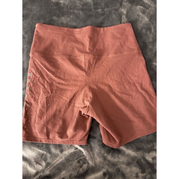 PINK Victoria Secret Large Mauve Matching Set Zip Up Hoodie And Bike Yoga Shorts - Picture 4 of 15